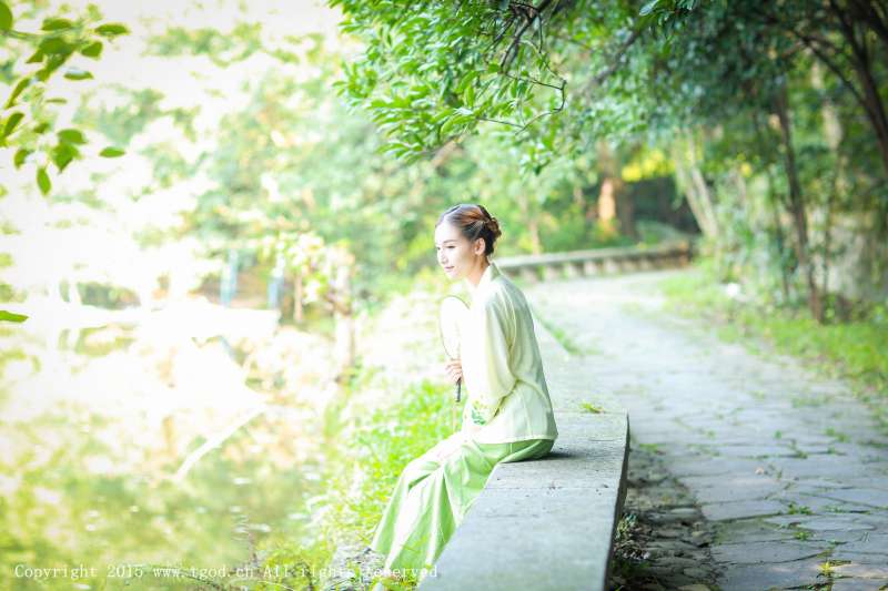 艾希ICE女神 - 清新汉服古典唯美写真