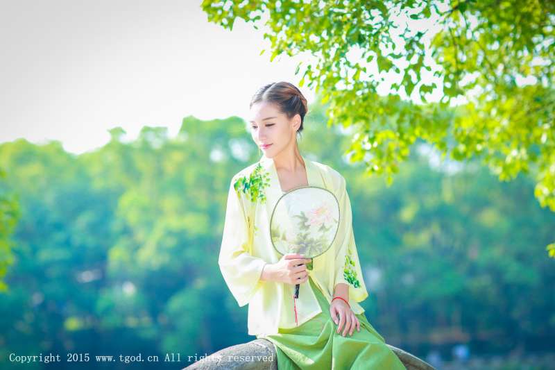 艾希ICE女神 - 清新汉服古典唯美写真