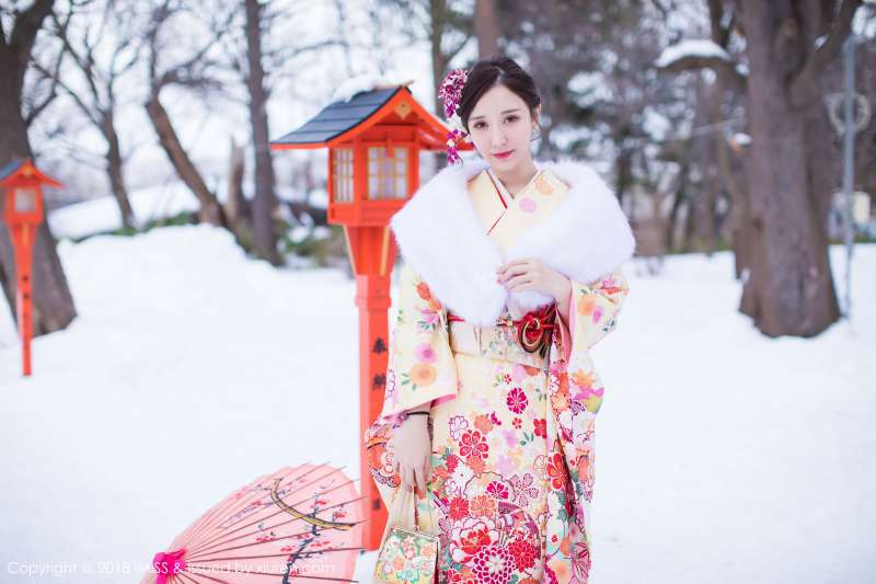 养眼美女@淼淼萌萌哒北海道旅拍写真2