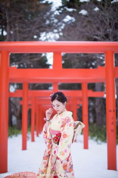 养眼美女@淼淼萌萌哒北海道旅拍写真2
