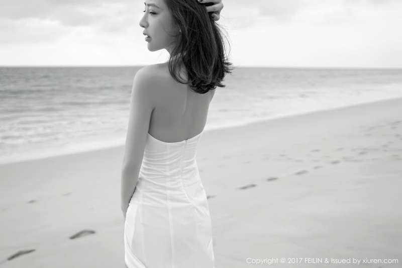 清纯女神@长腿美女施忆佳海边沙滩写真套图