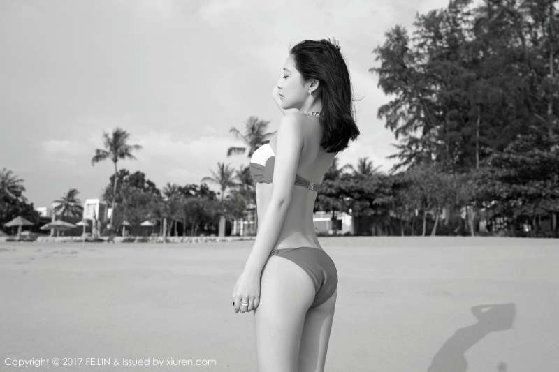 清纯女神@长腿美女施忆佳海边沙滩写真套图