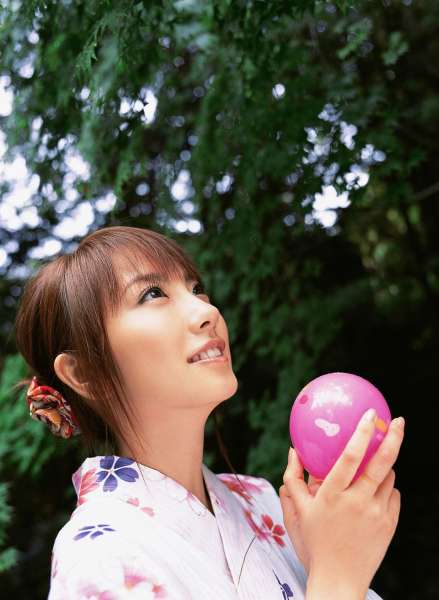 山本梓-清新和服巨乳美女写真集