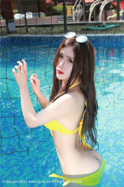 于姬Una-泳池美人虞 75F乳神私房写真