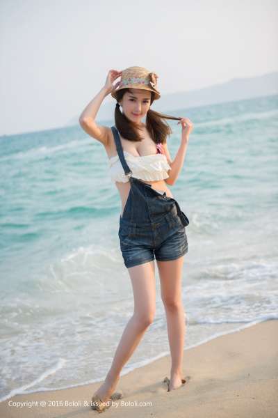 小潘鼠的海边风情 写真套图