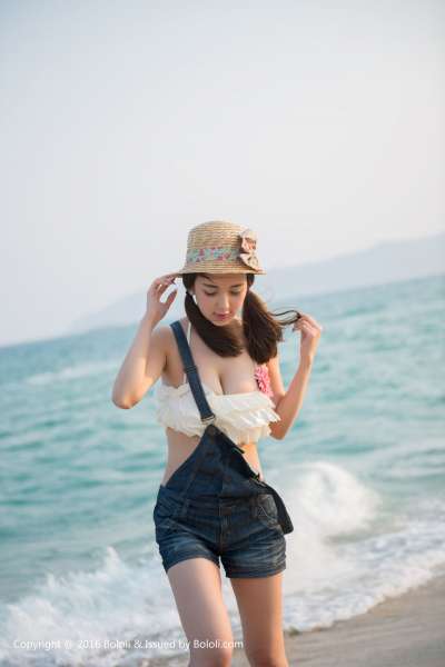 小潘鼠的海边风情 写真套图