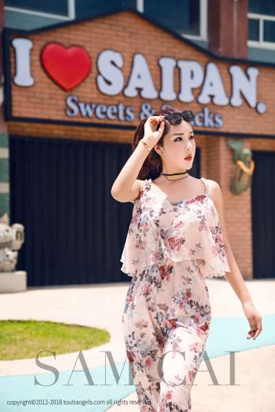 蔡楠 - 塞班风情 长腿美女写真套图