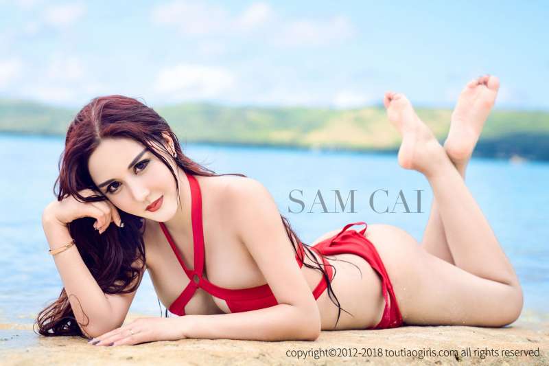 蔡楠 - 塞班风情 长腿美女写真套图