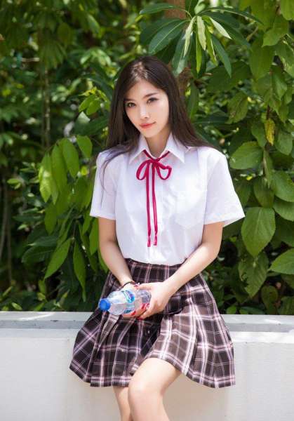 清新不失性感 秀人最美女神杨晨晨学生制服令得人心动[23P]