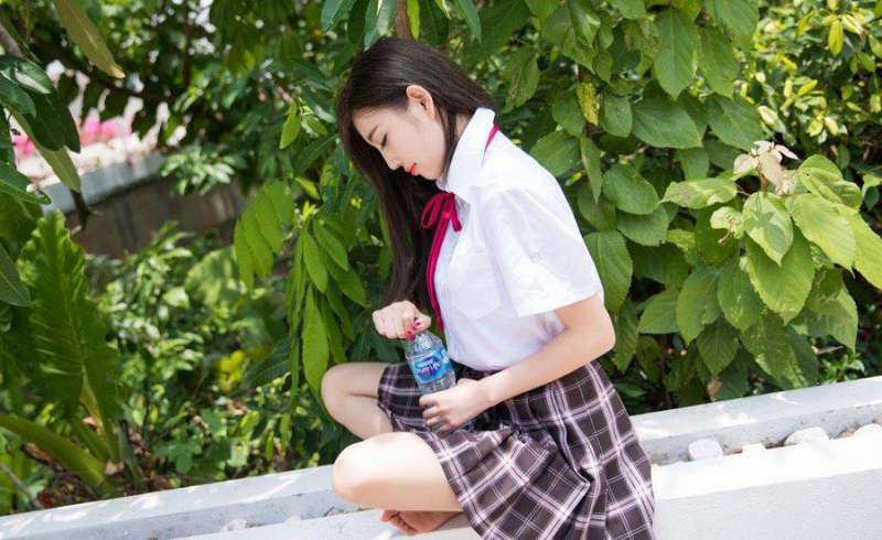 清新不失性感 秀人最美女神杨晨晨学生制服令得人心动[23P]