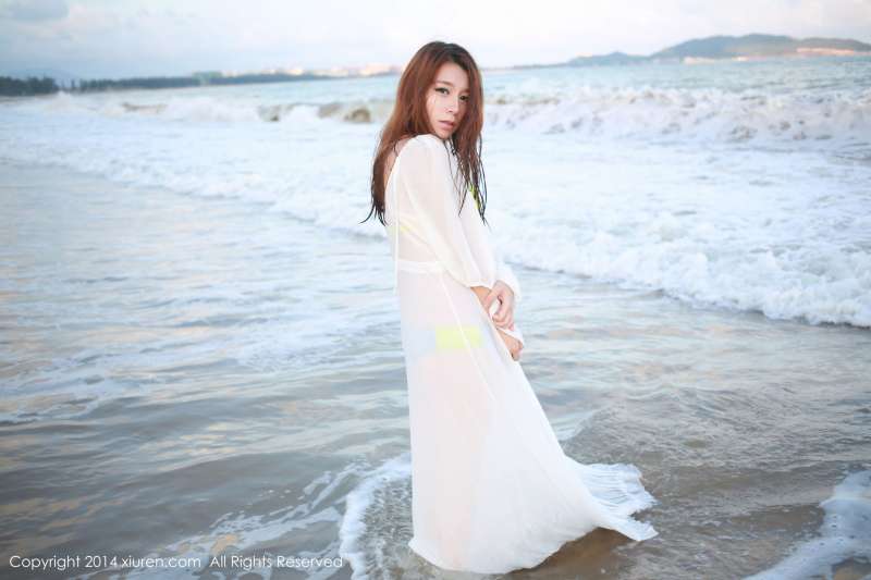 vetiver嘉宝贝儿-海边唯美清新套图欣赏