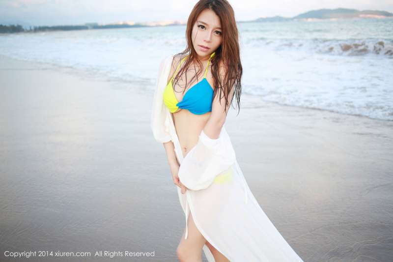 vetiver嘉宝贝儿-海边唯美清新套图欣赏