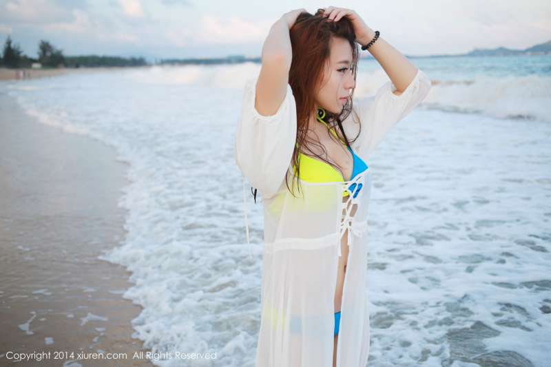 vetiver嘉宝贝儿-海边唯美清新套图欣赏
