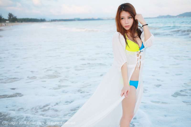 vetiver嘉宝贝儿-海边唯美清新套图欣赏