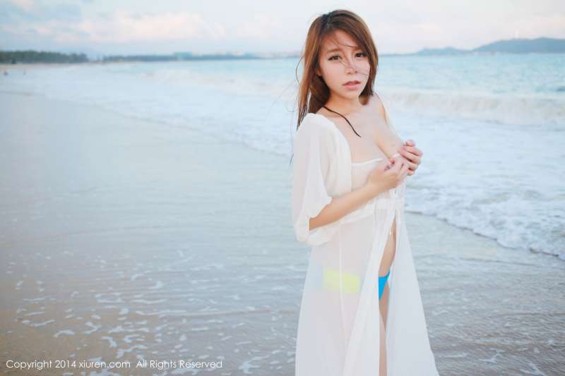 vetiver嘉宝贝儿-海边唯美清新套图欣赏