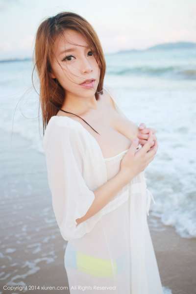 vetiver嘉宝贝儿-海边唯美清新套图欣赏