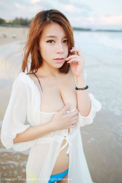 vetiver嘉宝贝儿-海边唯美清新套图欣赏