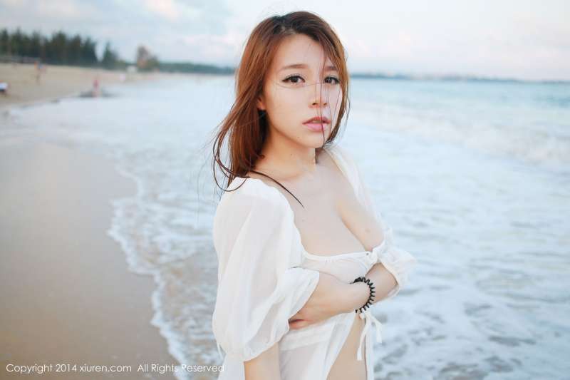 vetiver嘉宝贝儿-海边唯美清新套图欣赏