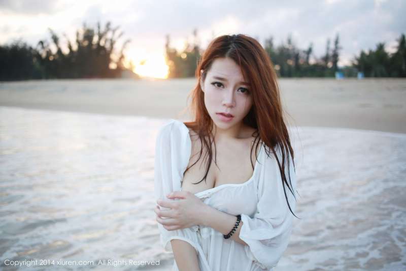 vetiver嘉宝贝儿-海边唯美清新套图欣赏