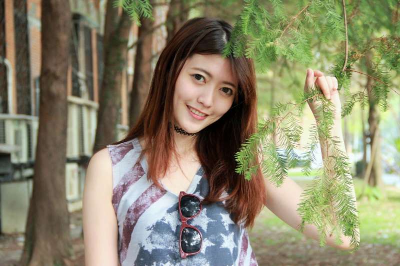 薛薛 - 台湾大学外拍 清纯写真图片