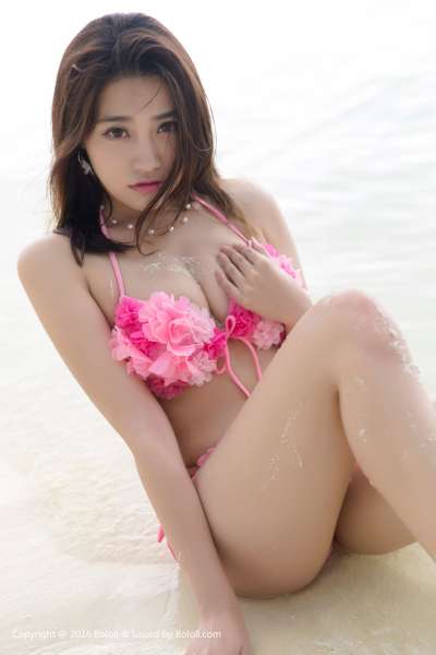 许诺Sabrina - 沙滩花样 长腿写真套图