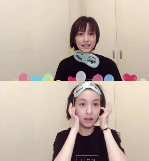 吴昕素颜直播护肤过程 暴力拍脸变成表情包 网友：女汉子一枚