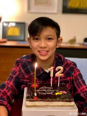 袁咏仪为儿子庆12岁生日 网友：越来越帅的魔童