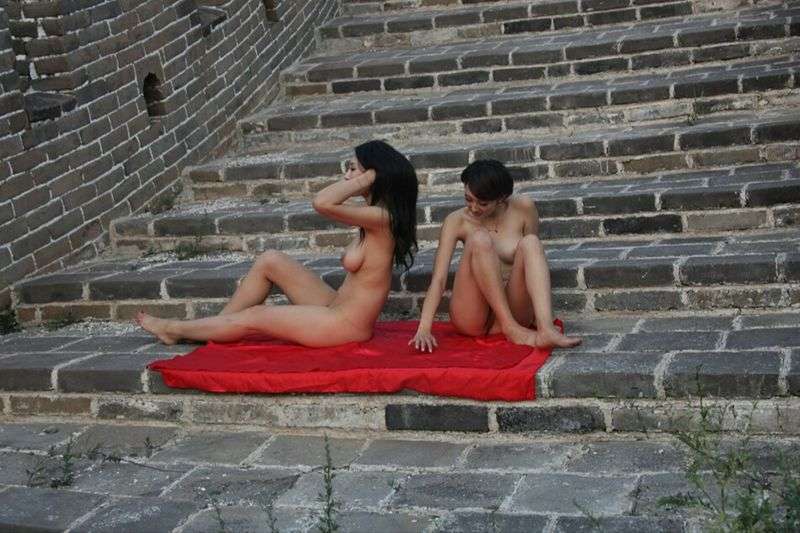 古老的城墙豪放的双模