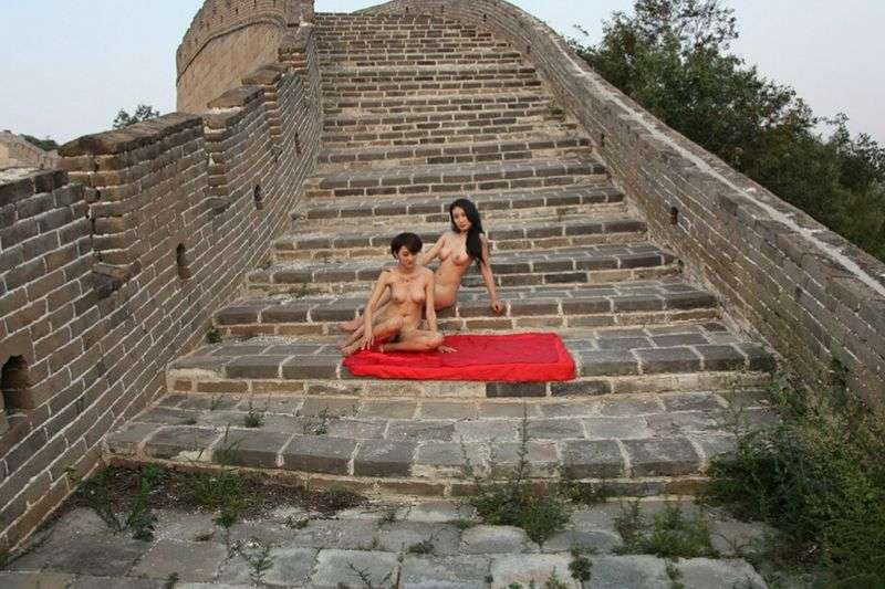 古老的城墙豪放的双模