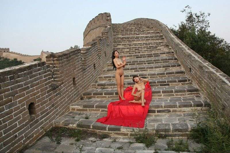 古老的城墙豪放的双模