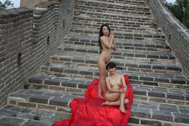 古老的城墙豪放的双模