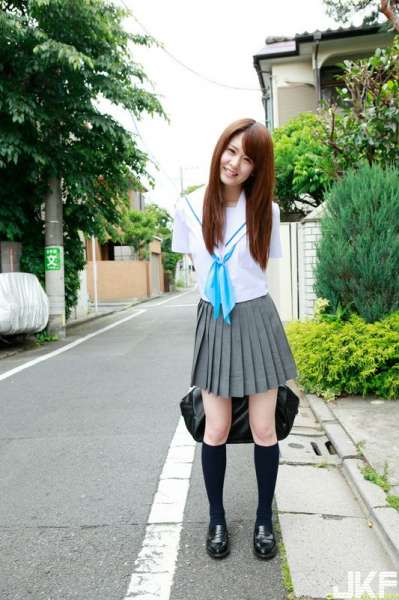 朝菜栞甘いロリフェイス之制服の完全なる融合