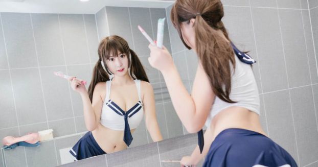 性感人体模特猫九酱Sakura妹妹的诱惑