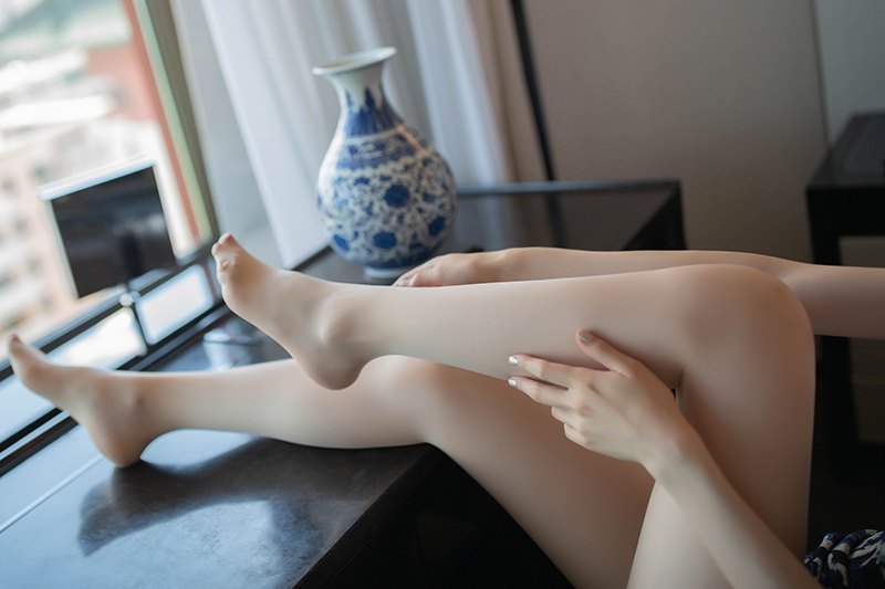 性感美女梦心月肉丝旗袍情意浓浓